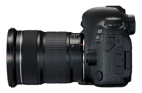 Imagen 3 de 4 de Canon Kit EOS 6D Mark II + lente EF 24-105mm f/3.5-5.6 IS STM DSLR color negro
