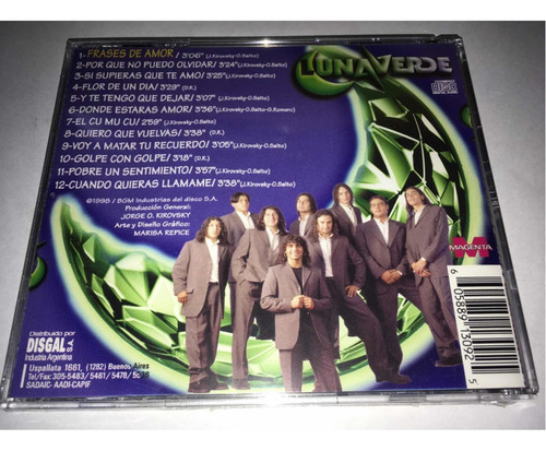 Luna Verde Frases De Amor Cd Nuevo Original Cerrado