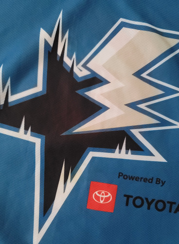 Jersey Hockey Destroyed Rocks Nhl Wichita Thunder S (Usado)