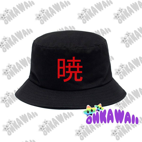 Akatsuki Clan - Gorro Bucket Piluso Unisex - Anime Naruto