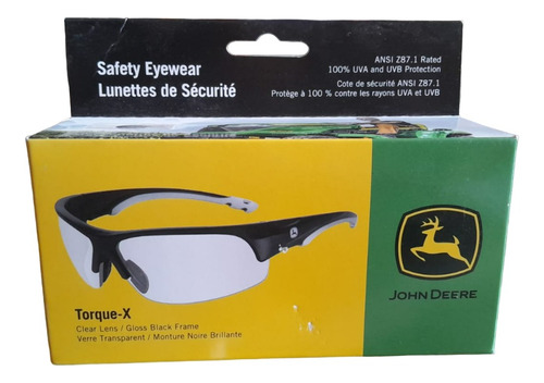 Wiley X Eyewear Lentes De Seguridad John Deere Torque X