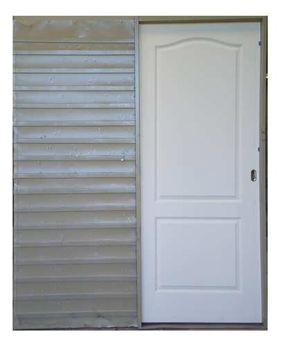 Puerta Corrediza Craftmaster 80x200x15 Placcorr Marco/ch 18