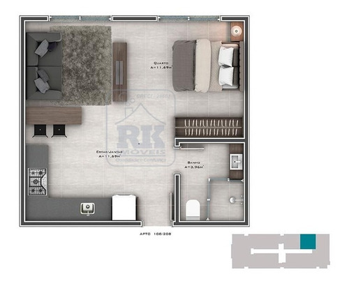 Imagem 2 de 7 de Studio À Venda Em Ingleses Do Rio Vermelho - St005355