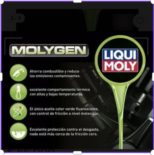 Pack Aceite Liqui Moly Molygen + Limpia Inyector 8 Litros