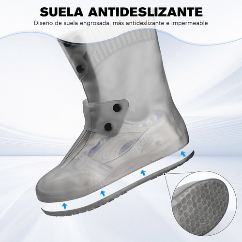 Fundas Impermeables De Silicona Antideslizantes Para Zapatos