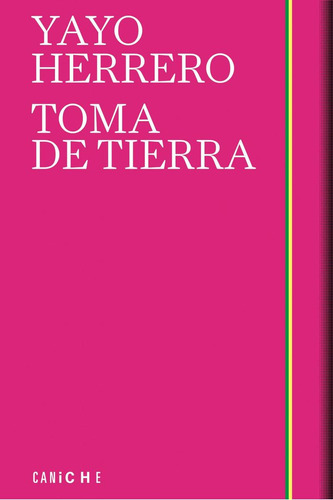 Toma De Tierra, De Herrero, Yayo., Vol. 1. Caniche Editorial, Tapa Blanda, Edición 1 En Castellano, 2023