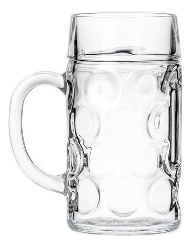Don Juego De 6 Tarros De Vidrio Para Cerveza. Color Bolitas