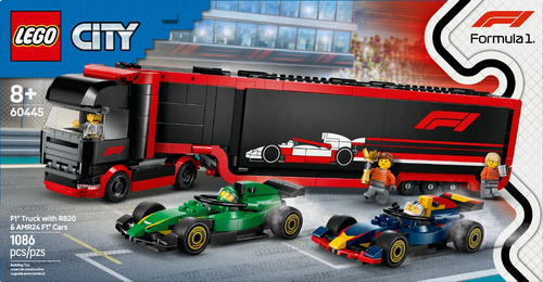 Lego Caminhão De F1® Carros De F1® Rb20 E Amr24; 60445 1086 F1