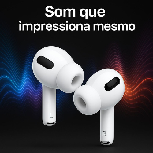 Fone Compatível Para Iphone Airpods Pro 3a Geração Usb-c Branco
