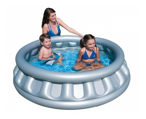 Piscina Inflable Infantil Nave Espacial 152cmx43cm 51080