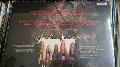 Lp Cannibal Corpse Vile Top Raro Imp Lacrado Frete Grátis