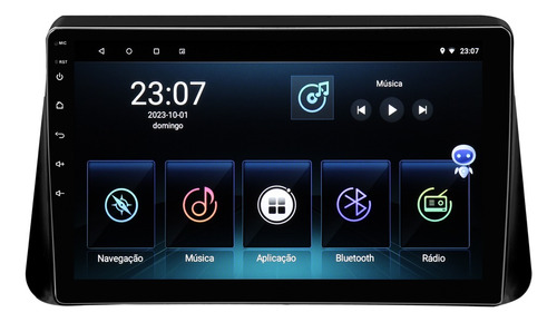 Multimidia Nissn Kicks Android 13 Carplay 2gb Voz + 2cam 9p