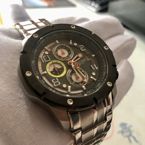 Reloj Nvforce 46mm Acero Inox Cronos Tipo Invicta Casio (Usado)
