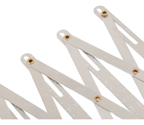 . Calibrador De Costura Expansible, Aluminio, 8 Cabezales,