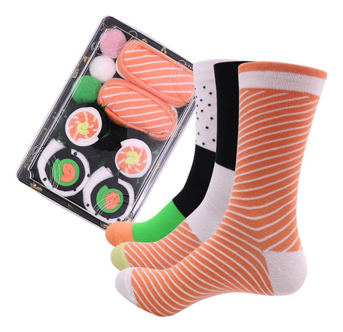 Calcetines Midi Para Sushi, 3 Pares, Funny Sprinkles B