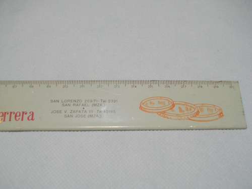 Regla De Chapa Retro ( Años 60 / 70 ) (Usado)