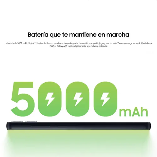 Celular Samsung Galaxy A05 64gb/4gb Negro + Mi Band 9 Active