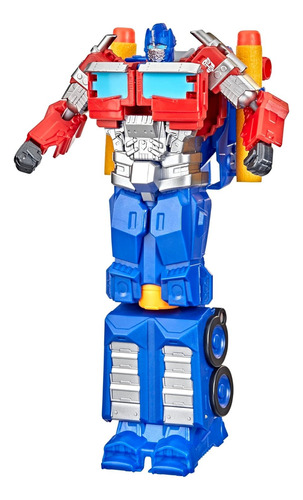 Lanzador Nerf Dardo Optimus Prime Blaster 2 En 1 Transformer