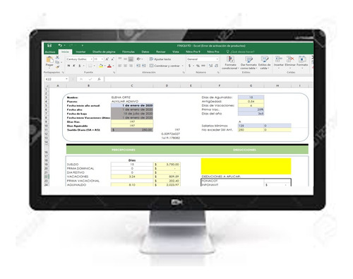 Cálculo De Finiquito Automatizado Para 2024