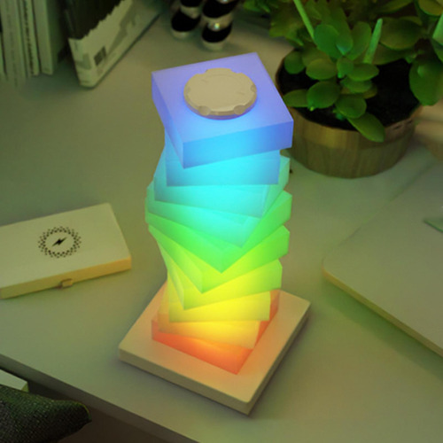Lámpara De Mesa Con Luz Nocturna Ambiental, Lámpara De