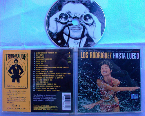 Los Rodriguez - Hasta Luego / Cd 1º Ed. 1996 Impecable