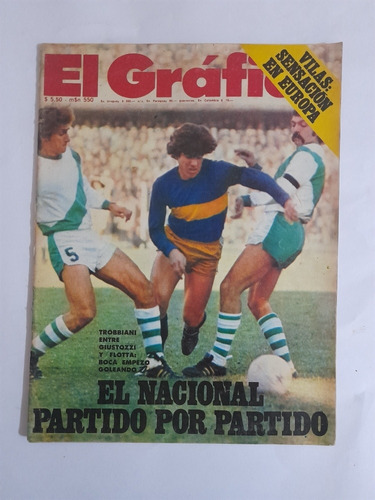 El Grafico 2859 Boca 4 Banfield 0 ,chaca 0 Atletico Regina 1