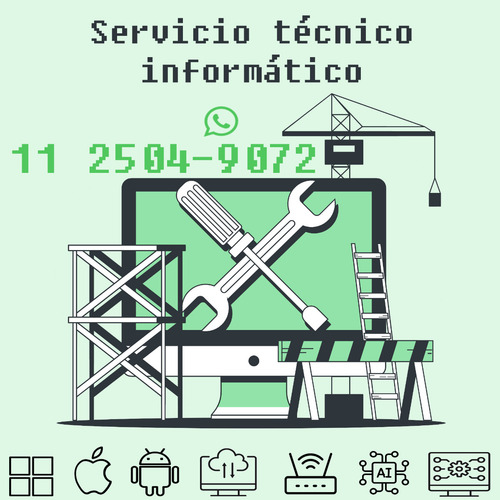 Servicio Técnico Arreglo Pc Compu Notebook Wifi Redes Caba