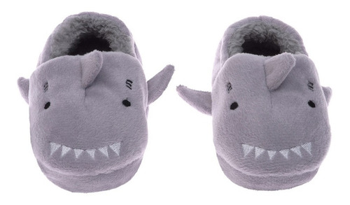 Imagem 3 de 6 de Pantufa Infantil Antiderrapante Menino Beb Pimpolho Tubarão