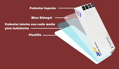 2 Micas De Hidrogel Compatibles Con Motorola G52 / G72 / G82 G72 Hd