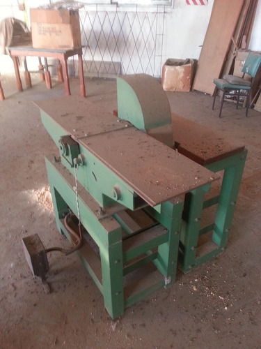 Garlopa Para Carpintería Combinada Con Lijadora De Disco
