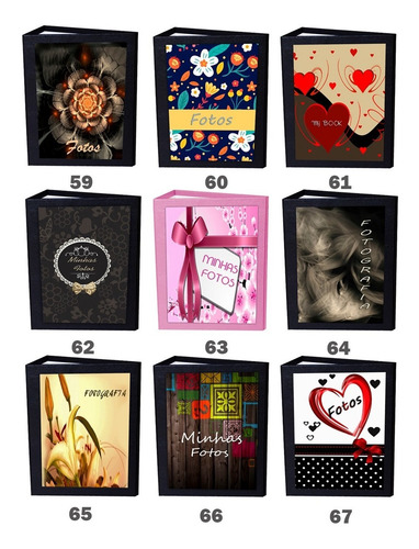Kit Especial 04 Albuns Luxo 240 Fotos Cada + Brinde Especia*