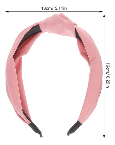 Diadema Con Nudo Ancho, 6 Unidades, Diadema Decorativa Anuda