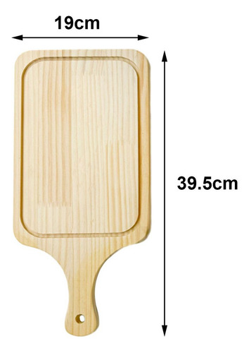 Jy Bandeja Para Servir Tabla De Cortar De Madera, Tabla De L