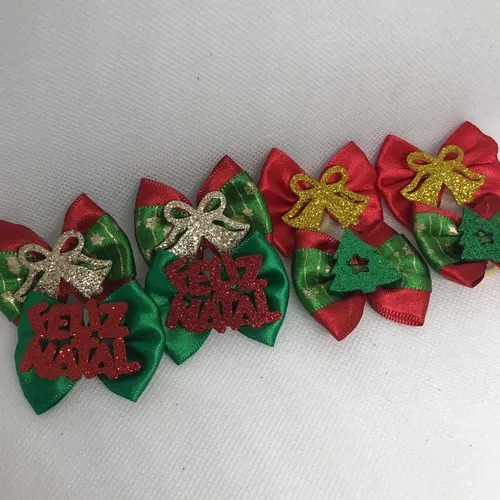 20 Laços Pet Natal E Ano Novo. Lacinhos Cachorro Fêmea Pet 20 Laços Pet Natal E Ano Novo. Lacinhos Cachorro Fêmea Pet
