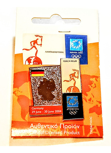 Pin Oficial Juegos Olímpicos Atenas 2004 Grecia Alemania Ant