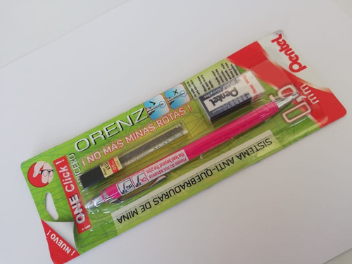 Imagen 2 de 3 de Portaminas/lapicero Pentel Orenz 0.5 Rosa