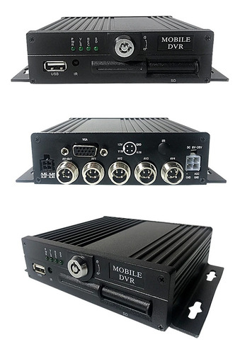Dvr 4 Canales Para Vehiculo Auto Camion Hasta 256gb