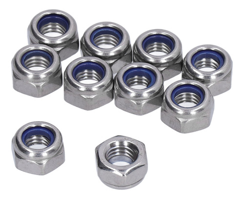 Tuerca De Seguridad Locknut, 100 Unidades, Insertada En Nail