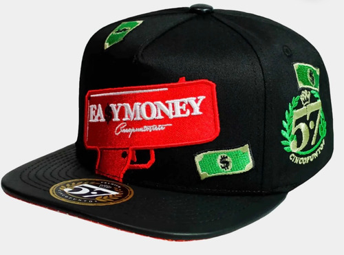 Gorra 5.7 Easy Money 100% Original Edición Limitada Negro Único Lisa