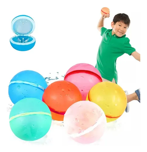 Pack De 8 Bombas De Agua De Silicona Reutilizables Con Forma De Cerdito – Seguras Y Sin BPA Para Juegos En Piscina, Playa Y Batallas Acuáticas