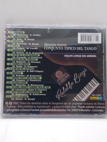 Karaoke Rodolfo Biagi Cd Nuevo