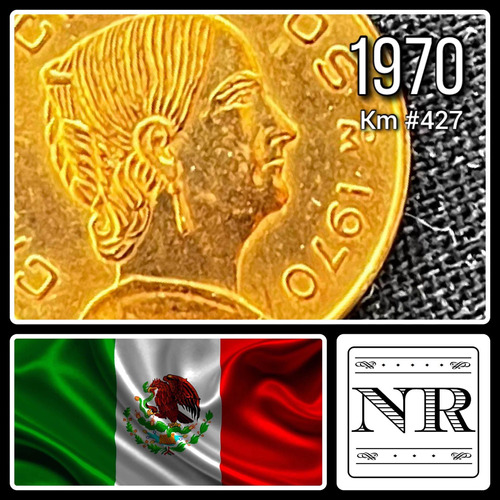 México - 5 Centavos - Año 1970 - Km #427 - Ortiz - Reducida