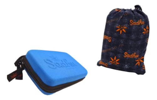 Case Sadhu Com Bag Azul Bic Estojo Classic Premium Case