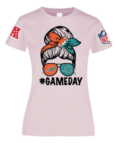 Playera Nfl Miami Dolphins Dama