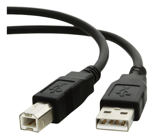 Cable Usb 1.5 Metros Cable Para Impresora Usb 2.0 Tipo B Cta Color Negro