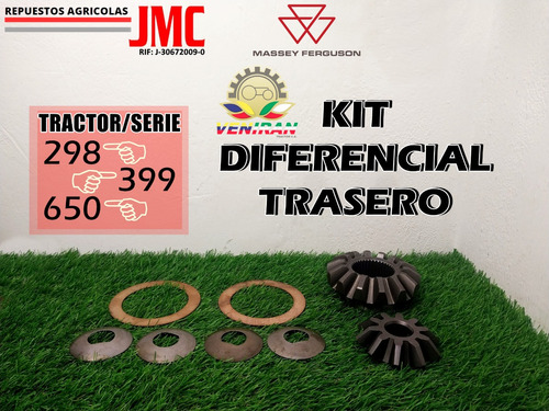 Kit Diferencial Trasero Mf298, 650, Veniran 399