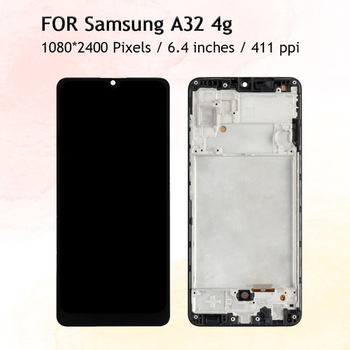 Lzhipx Pantalla Para Samsung Galaxy A32 4g A325 A325f A325u A325m A325n A325f Display Con Marco
