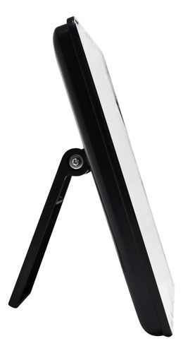 Espejo Para Maquillaje Luz Led + Espejo 10x Ventosa Q2151 Marco Negro