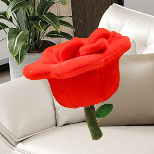 Rose Flower Fehip Toy Cushion Toy De Peluche Suave