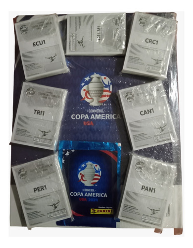 Copa America 2024. Album T/dura Completo A Pegar. Leer. Mira